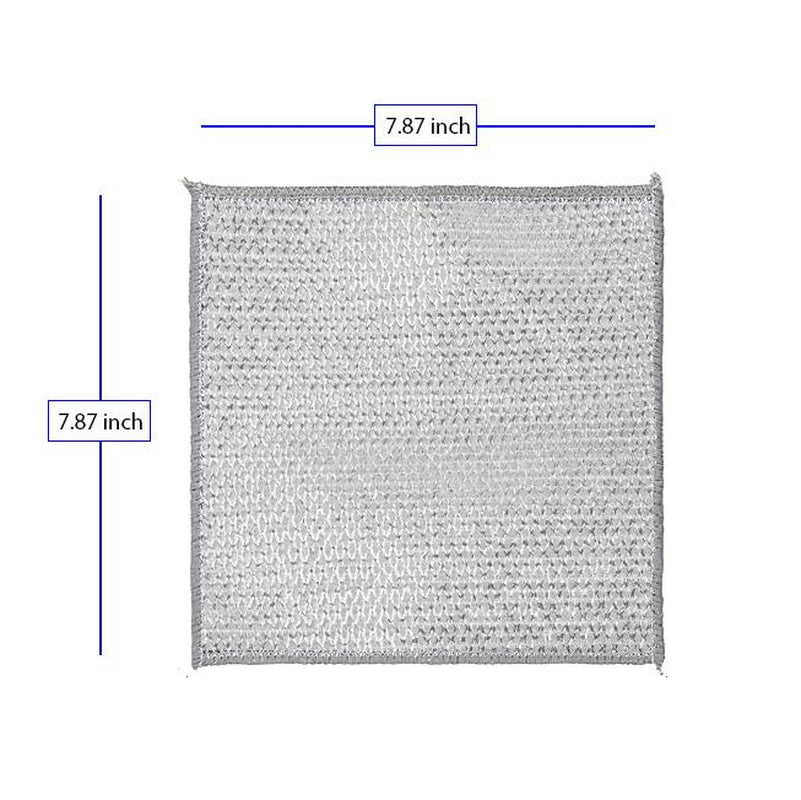 10 Counts Non-Scratch Wire Dishcloths for Kitchen Cleaning, Multipurpose Dishwashing Rags for Wet and Dry Use Easy Rinsing, Reusable, Wire Cleaning Cloth Wire Dish Towels for Kitchen, Sinks, Pots, Pans