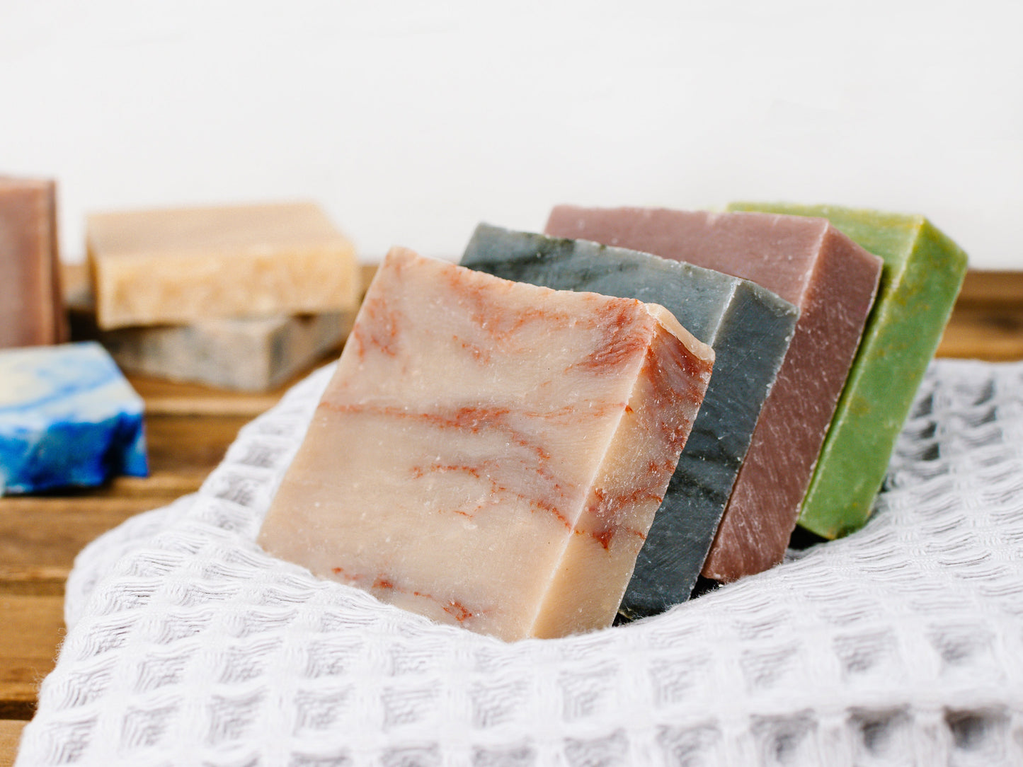 Premium Handmade Natural Soap Variety, Custom Gift Box Options, Plastic Free