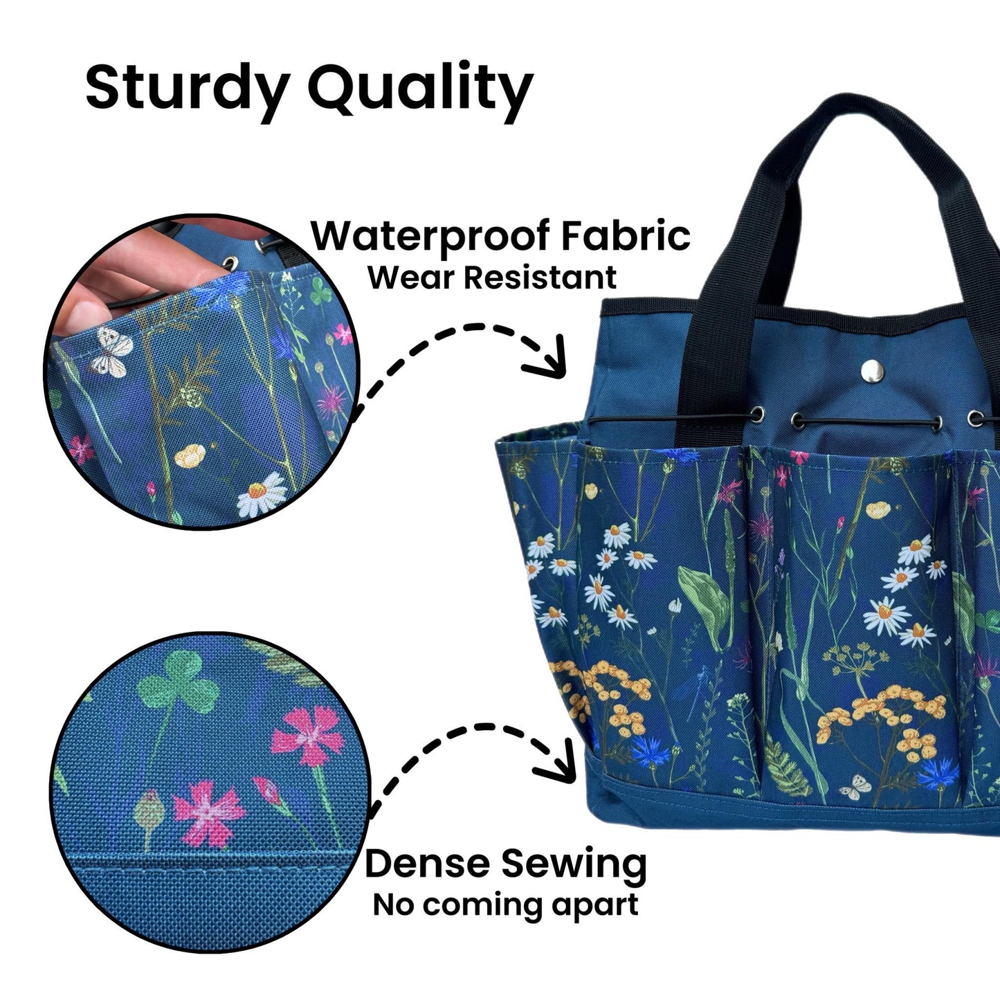 Gardening Tool Bag and Tote, Tool Bag, Gift for Gardener, Garden Tool Organizer, Garden Tote Bag
