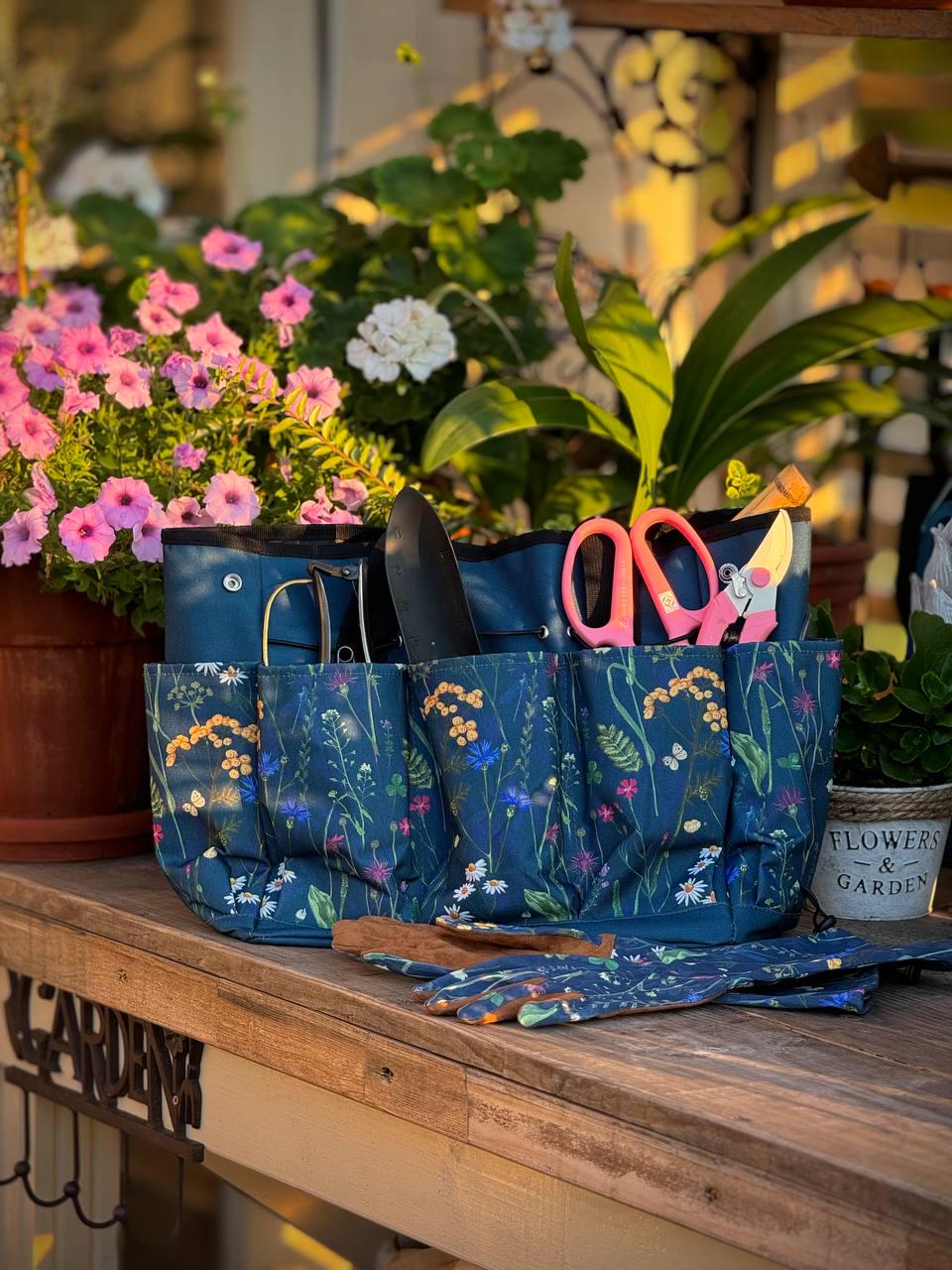 Gardening Tool Bag and Tote, Tool Bag, Gift for Gardener, Garden Tool Organizer, Garden Tote Bag