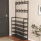 Coat & Shoe & Hat Standing Rack, Summer Stable Large Capacity Entryway Rack with 5-Tier Storage Shelves, Freestanding Rack for Bedroom, Hallway, Dormitory Coat Shoe Versatile Shoe Large Capacity Coat Shoe Hat Rack Organiser