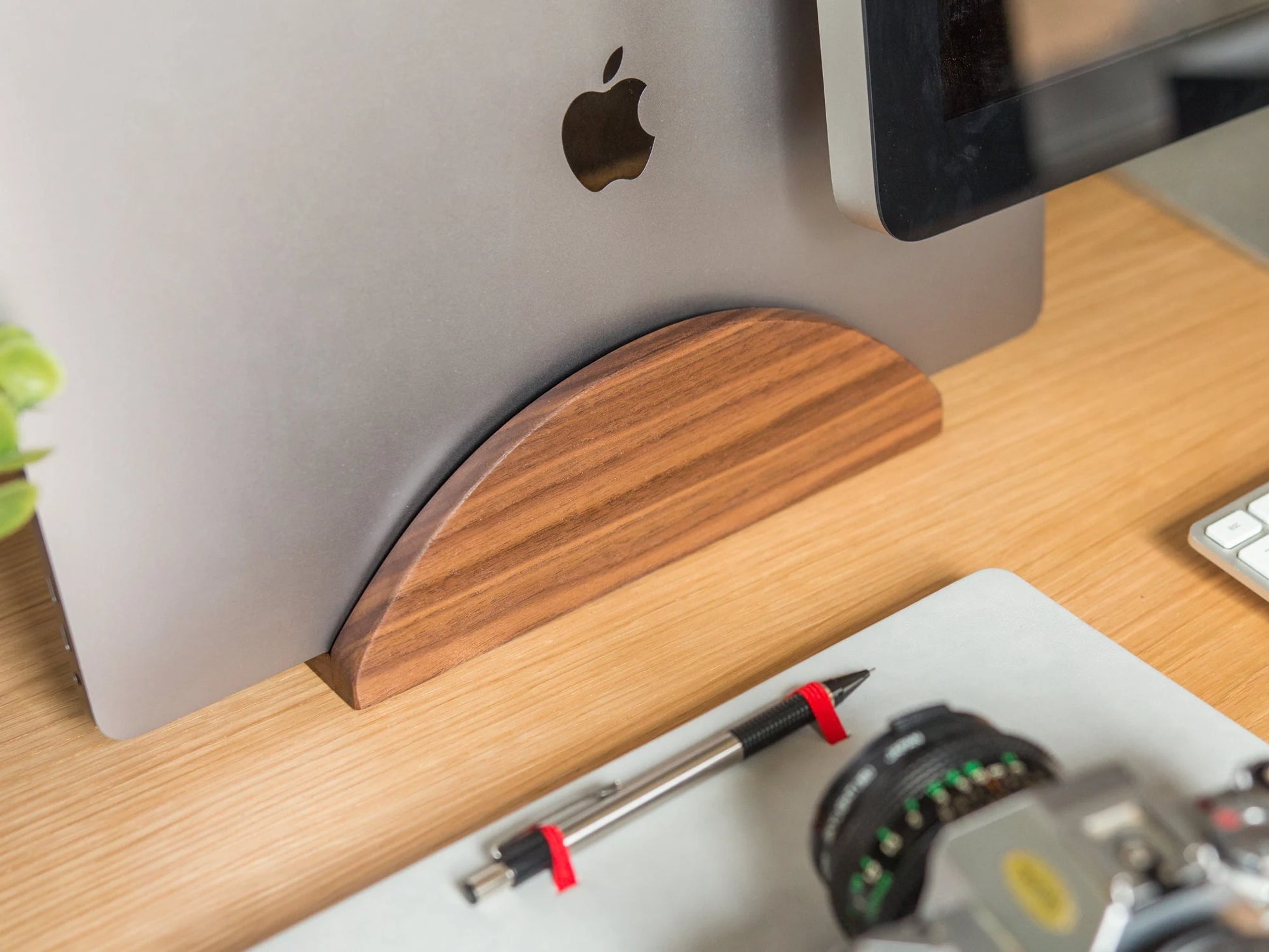 Vertical Laptop Stand and Holder, Macbook Pro, Macbook Air Docking Station, Office Organizer, Unique Gift