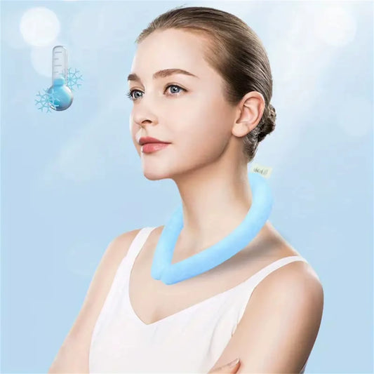 2025 New Hot Portable Summer Neck Cooling Wraps Reusable Ice Neck Cool Wraps Relief for Hot Flashes and Summer for Daily Gift