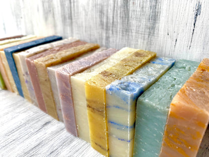 Premium Handmade Natural Soap Variety, Custom Gift Box Options, Plastic Free