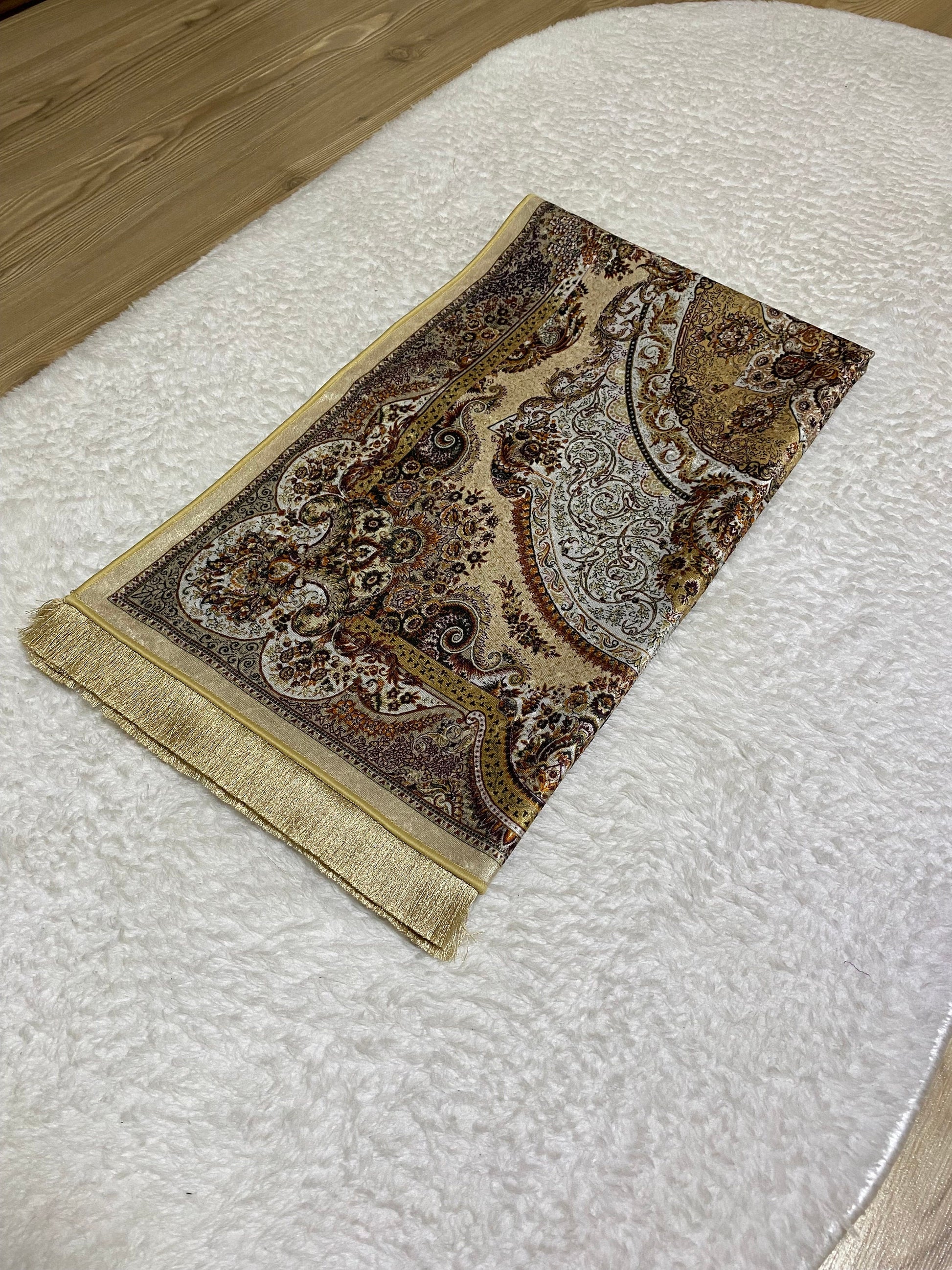 Luxury Prayer Mat, Ramadan Gift, Prayer Rug for Muslim, Sajadah, Premium Islamic Favors Gift, Eid Gift, Wedding Gift, Janamaz, Hajj Gift