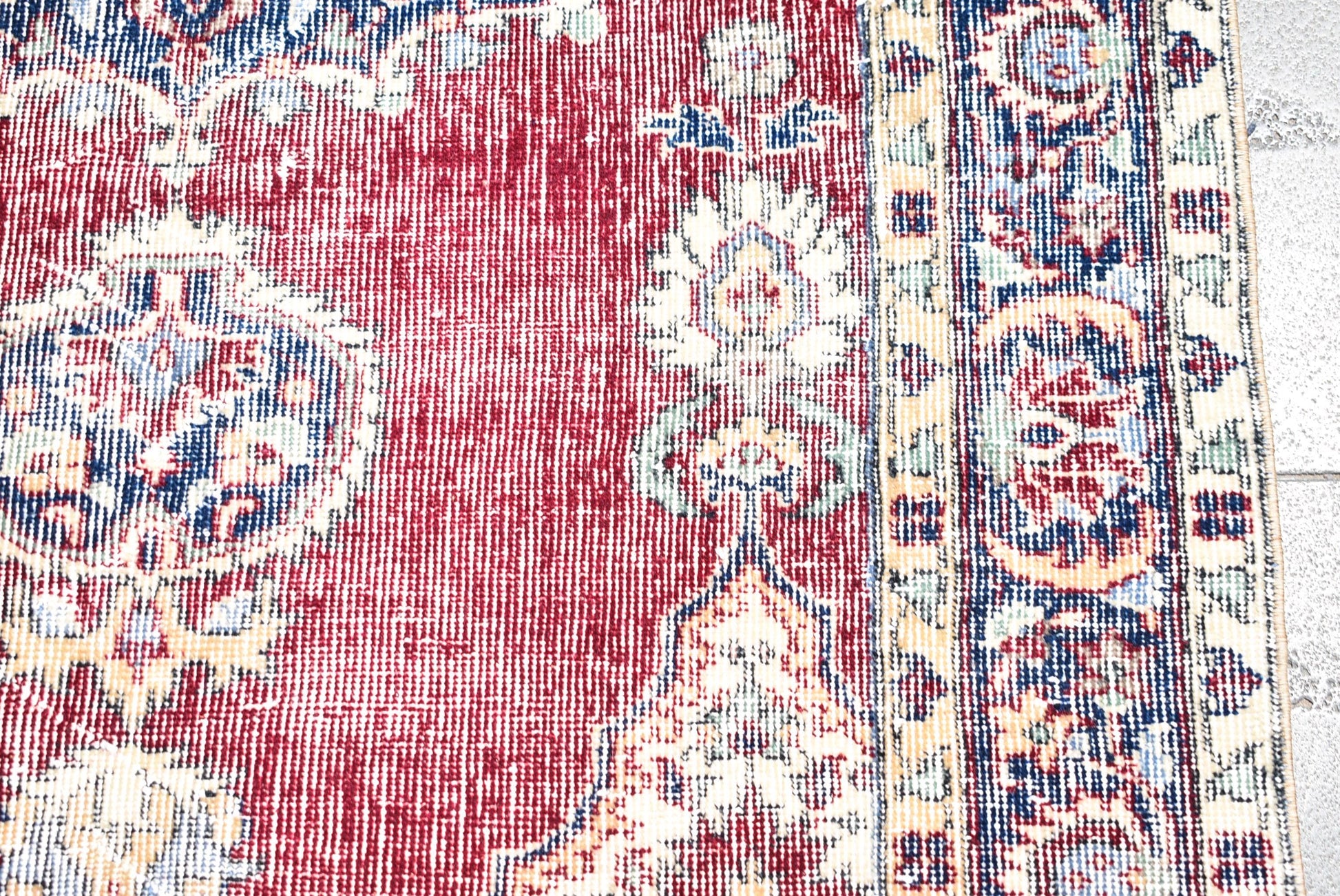 Free Shipping, Turkish Rug, Oushak Rug, Bohemian Rug, Free Shipping 3.8 X 6.5 Ft , Turkey Rug, Boho Decor , Rustic Rug , Area Rug, ZDA0393
