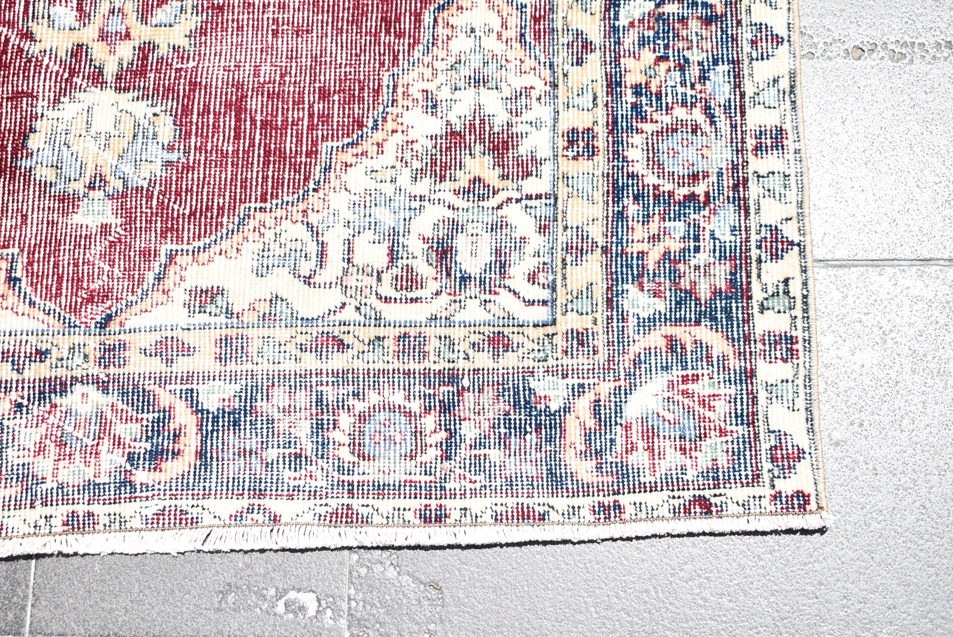 Free Shipping, Turkish Rug, Oushak Rug, Bohemian Rug, Free Shipping 3.8 X 6.5 Ft , Turkey Rug, Boho Decor , Rustic Rug , Area Rug, ZDA0393